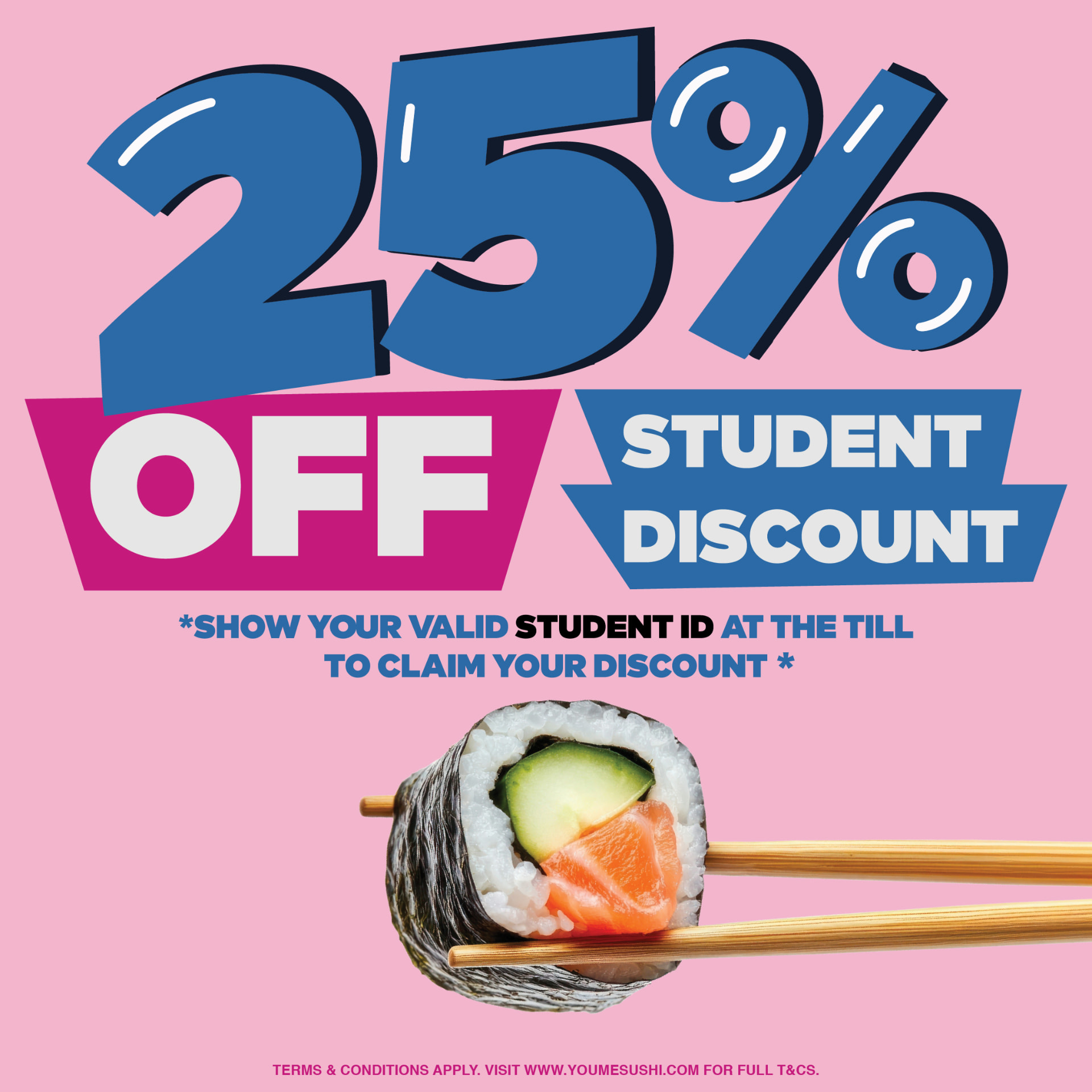 25% Student Discount