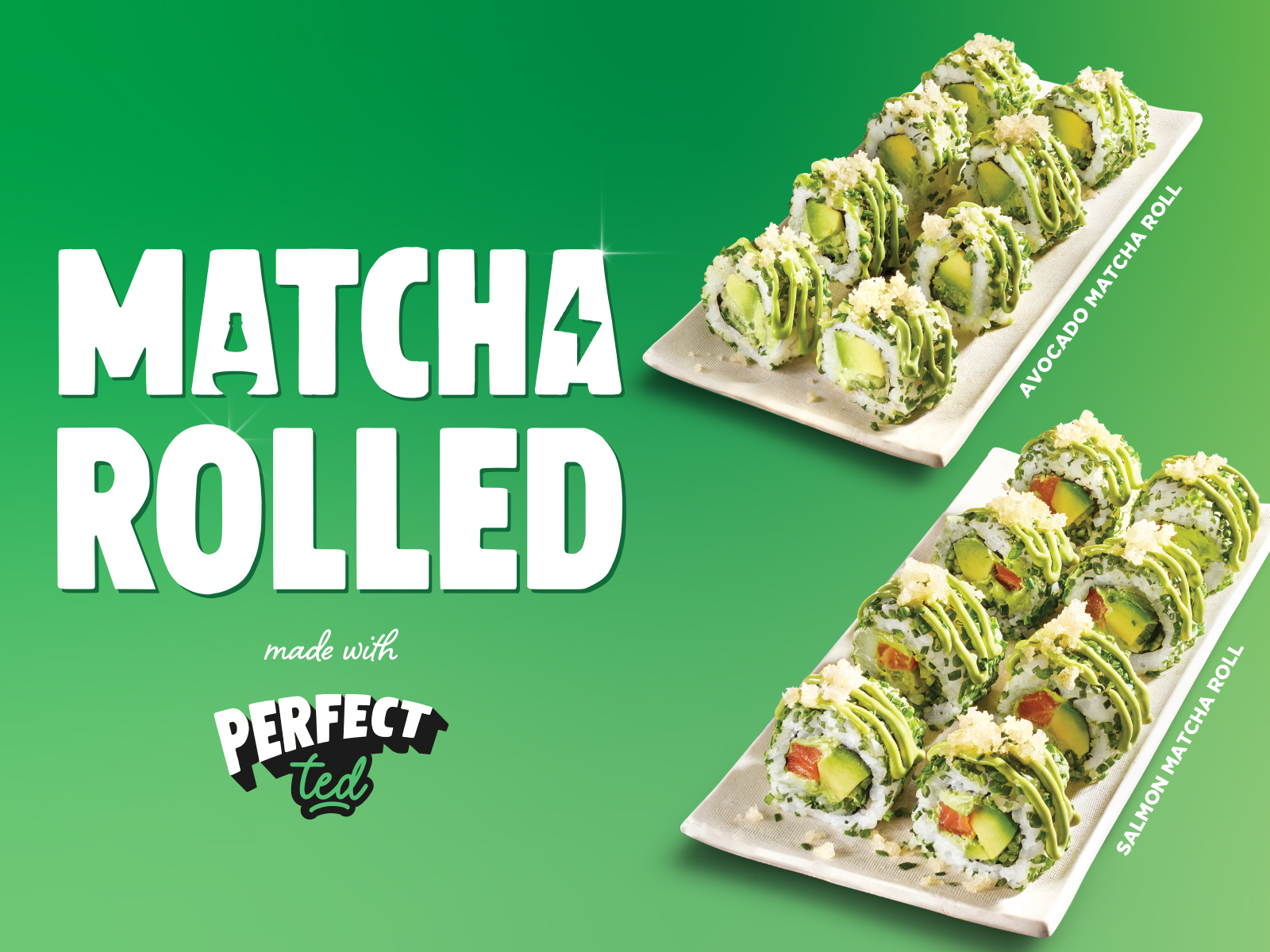 Matcha Rolled