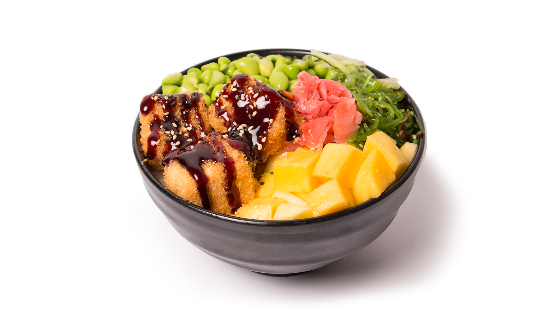 Teriyaki Fried Tofu Poke